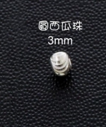 圓西瓜珠3mm圓珠 K-3