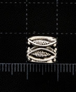 T19-17 琉化葉子筒珠