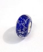 P4-17 氣泡琉璃珠(藍)