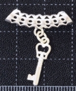 T26-14 白銀垂吊鑰匙短管