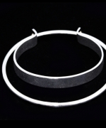 HR-24	造型雙圈銀手環