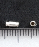 T50-27	白銀素面小長筒珠(8入)