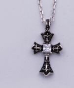 N68	黑十字架銀鍊