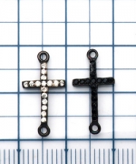 T17-70-A 鑲鑽十字架-小