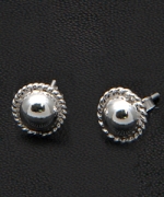 ES33-A 銀珠造型耳貼