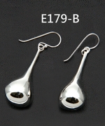 E179-B - 水滴耳環-長型14.5mm
