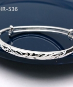 HR-536 - 梅花刻紋可調式手環