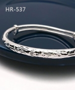 HR-537 - 太陽花刻紋可調式手環
