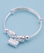 HCX-07 幼童款-百寶福袋可調銀手環