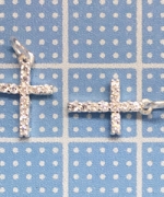 T20-38 小十字鑲鑽墜飾